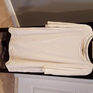 Plus size J Jill Wearever 3/4 sleeve Tunic